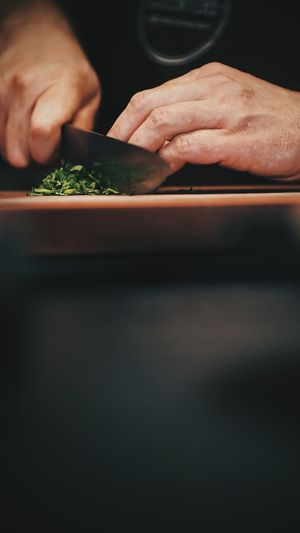 Human Hand One Person Human Body Part Dark Indoors Holding People Close-up Adult Men Cooking Cook Chef Knife Kitchen Kitchen Utensils Barcelona Hands Hand
