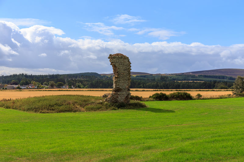 Scenic view of land against sky