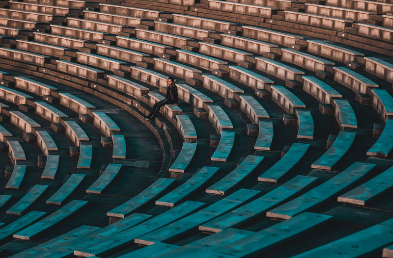 Full frame shot of amphitheater