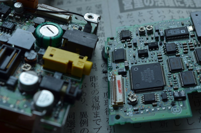 Complex details of circuit board