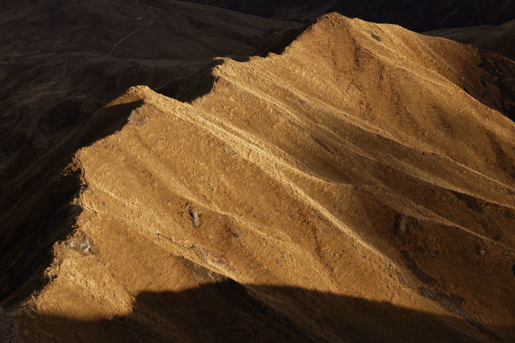 Rock formations in desert