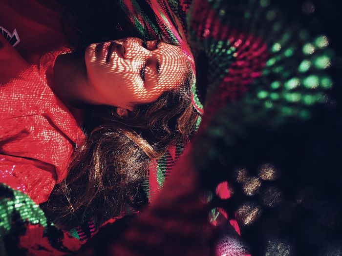 a lazy day in the hammock Fall Girl Hammock Colors Colorful Shadow Shadows & Lights Outdoors EyeEm Gallery EyeEmNewHere EyeEm Best Shots EyeEm Gallery One Person Fresh On Market 2017