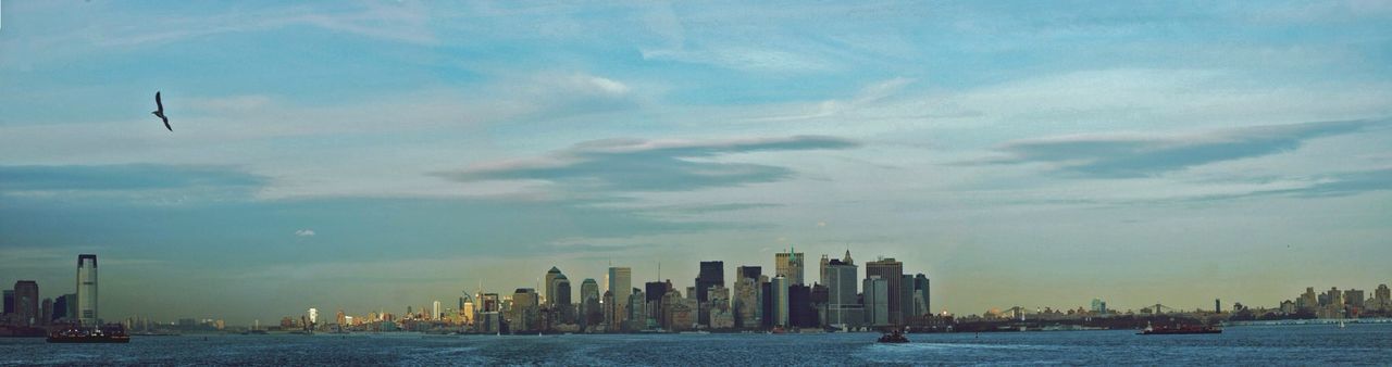 City at waterfront