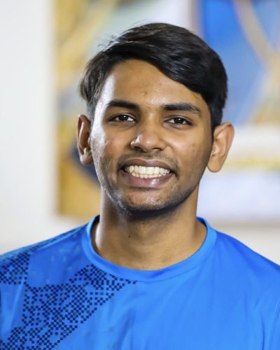 Portrait of smiling young man