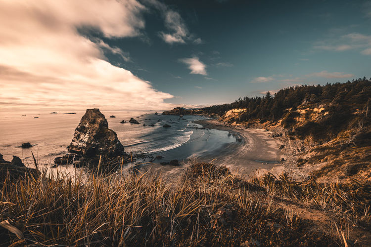 Otter point state park at the oregon coast, united states.
