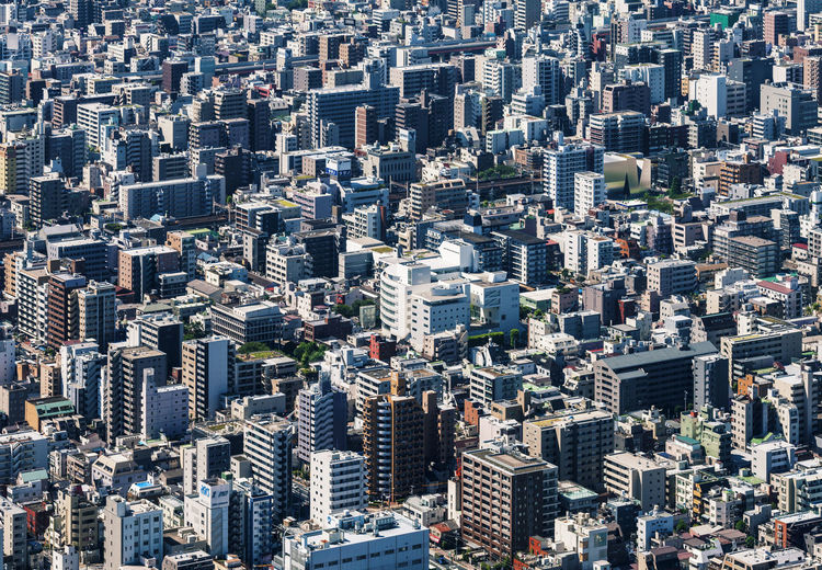 Overcrowded urban designs.