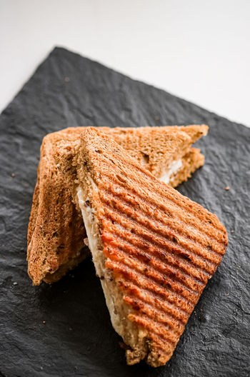 Close-up of bread on table