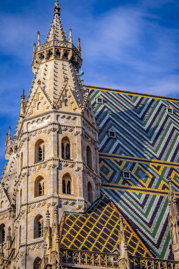 Close-up of stephansdom in vienna