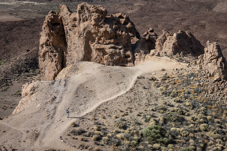 Scenic view of rock formations