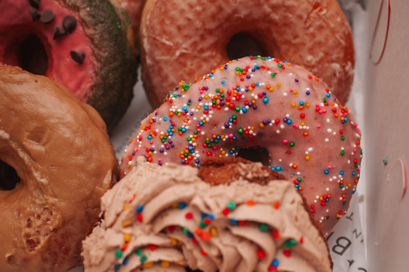 Close-up of donut