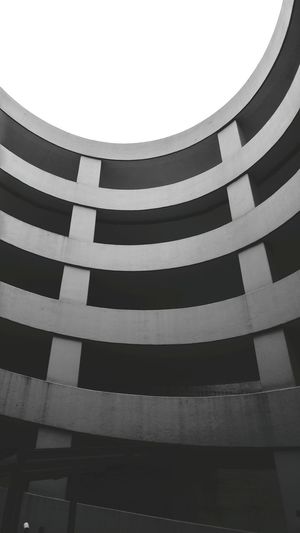 Low angle view of modern building