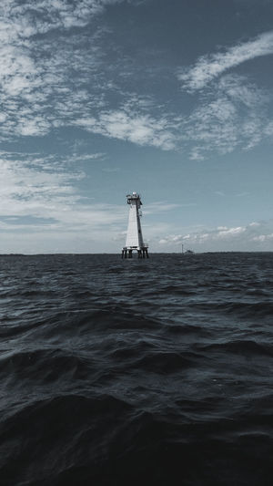 Lighthouse on the sea
