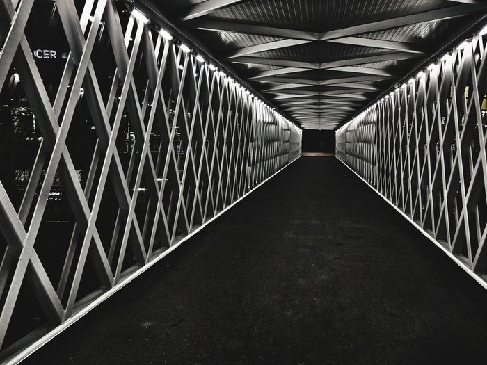Footbridge in corridor