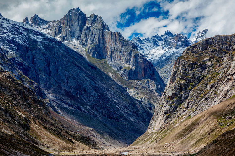 Lahaul valley in indian himalayas, india