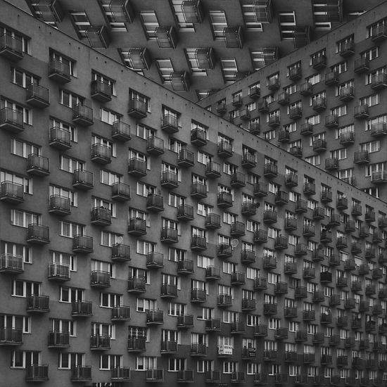 Full frame shot of apartment building