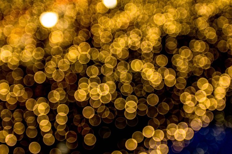 Full frame shot of yellow lights