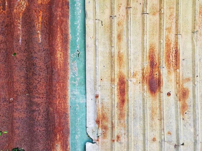 Full frame shot of rusty metal