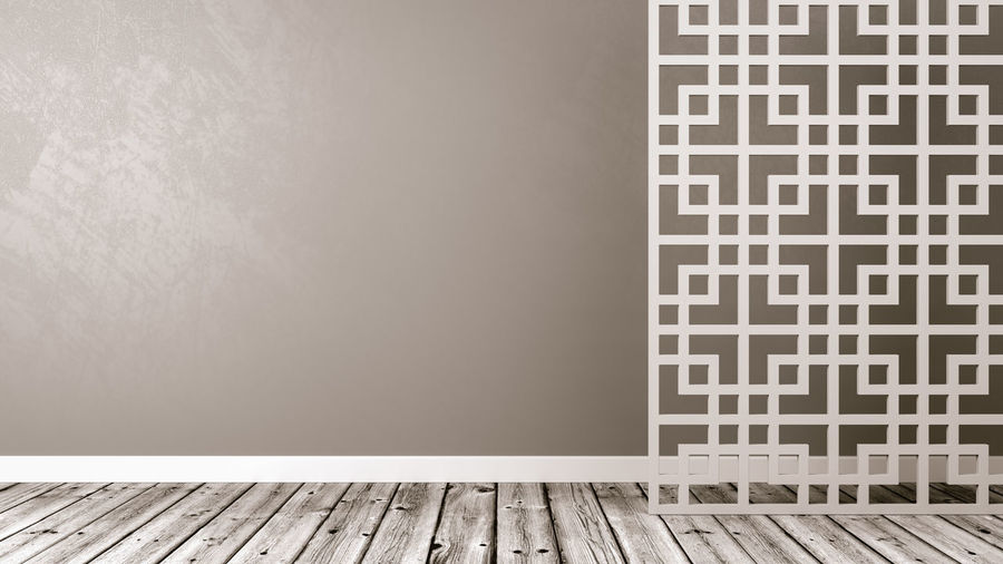 Wooden wall of building
