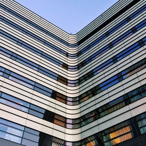 Low angle view of modern building