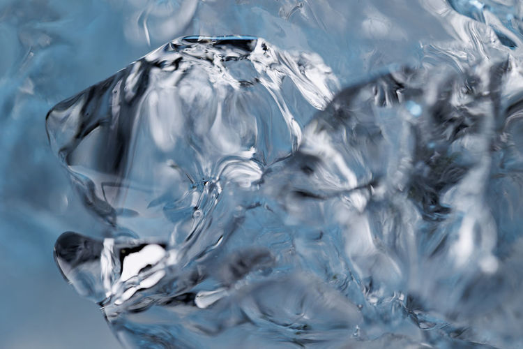 Ice closeup abstract macro water backdrop