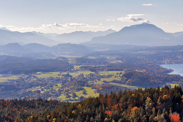 Scenic landscape in austria