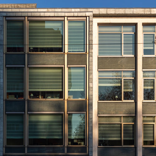 70's residential building in center of utrecht, the netherlands.