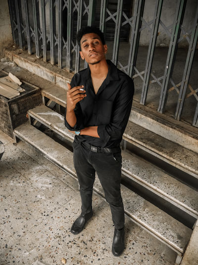 Young man using mobile phone