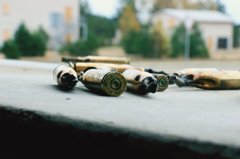 Close-up view of bullets