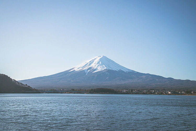 Fuji five lakes at yamanashi, japan
