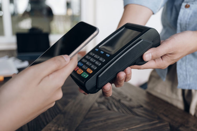 Paying bill through smartphone using nfc technology.