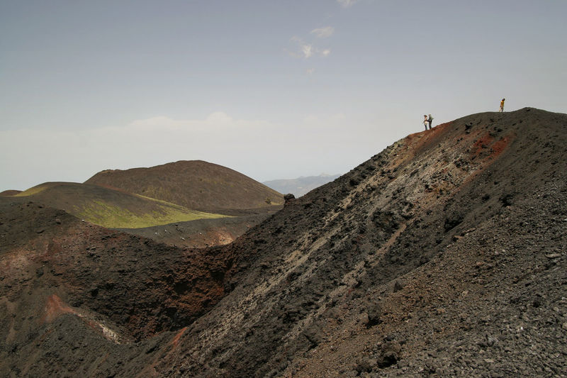 Scenic view of mountain against sky