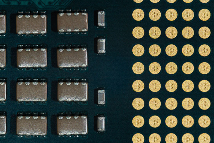 Full frame shot of circuit board