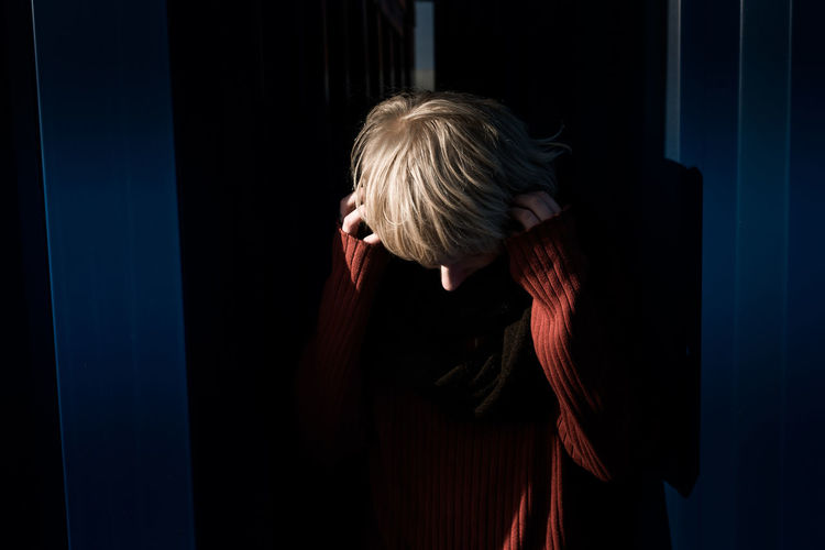 Blond Hair Close-up Container Curtain Day Indoors Lifestyles One Person People Real People Standing Young Adult Capture Tomorrow
