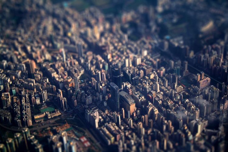 Aerial view of cityscape