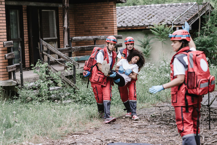 Victim evacuation from disaster struck area
