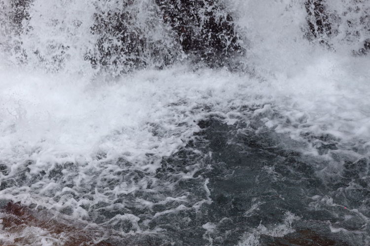 Full frame shot of sea waves